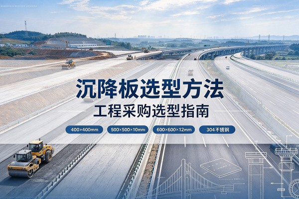 湾沚沉降板选择方法