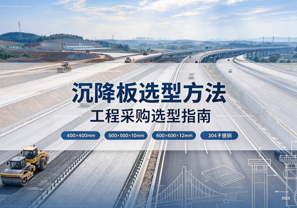 湾沚沉降板选择方法