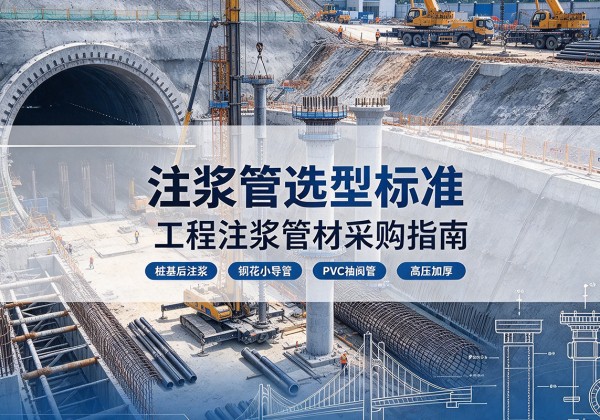 湾沚注浆管选型标准